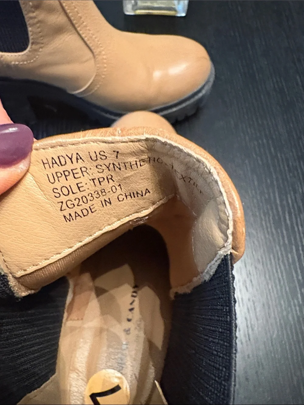 ZIGI girl tan leather